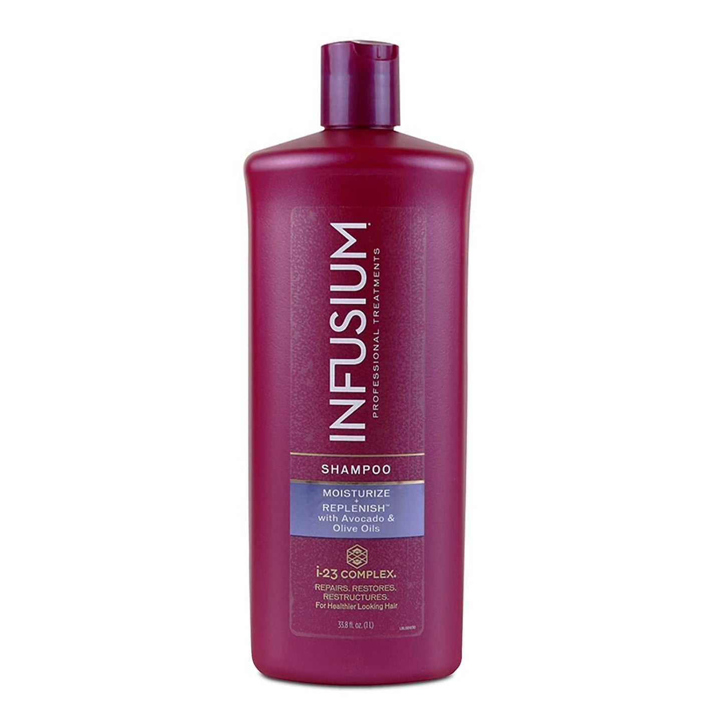 Moisturize and Replenish Shampoo - Infused with Avocado and Olive Oil - Hair Care for Dry Hair - Moisturizing Shampoo for Women - 1 L