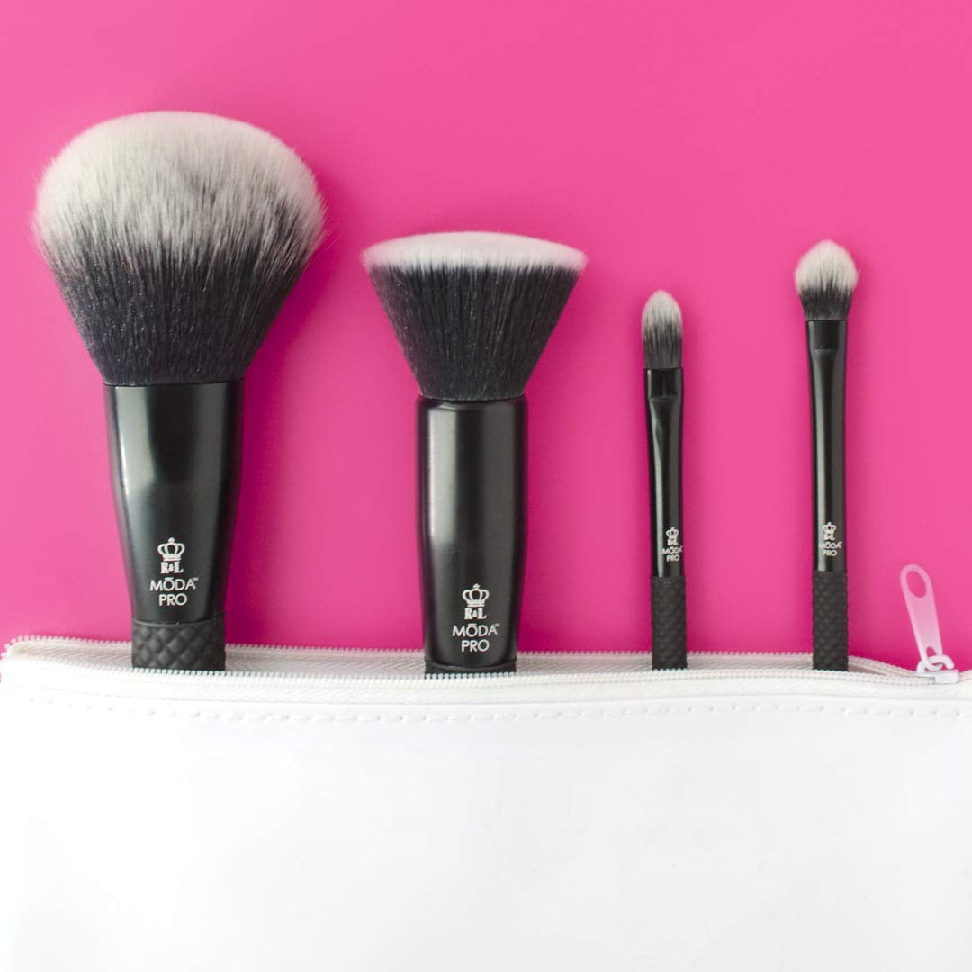 Royal Brush Pro 5-Piece Complete Face Makeup Brush Set - Ultimate Cosmetic Kit for Flawless Application