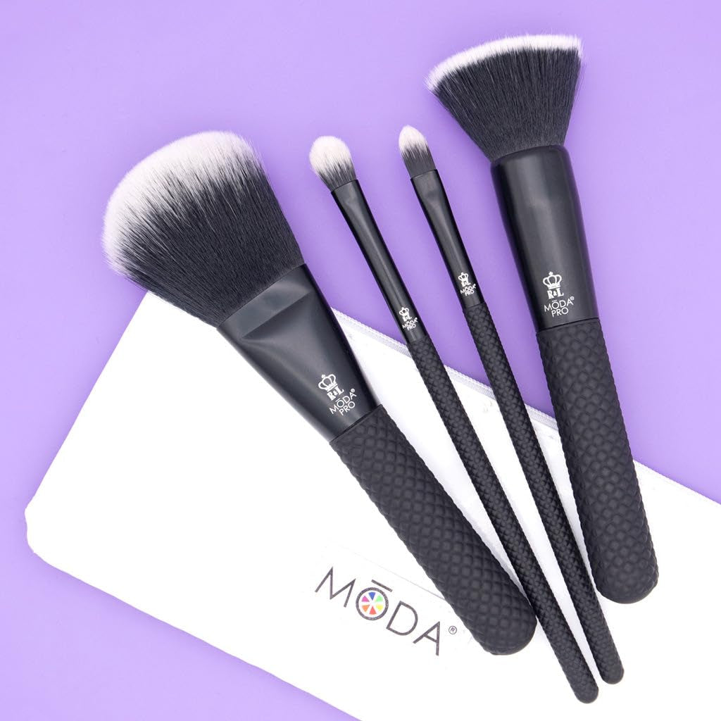 Royal Brush Pro 5-Piece Complete Face Makeup Brush Set - Ultimate Cosmetic Kit for Flawless Application