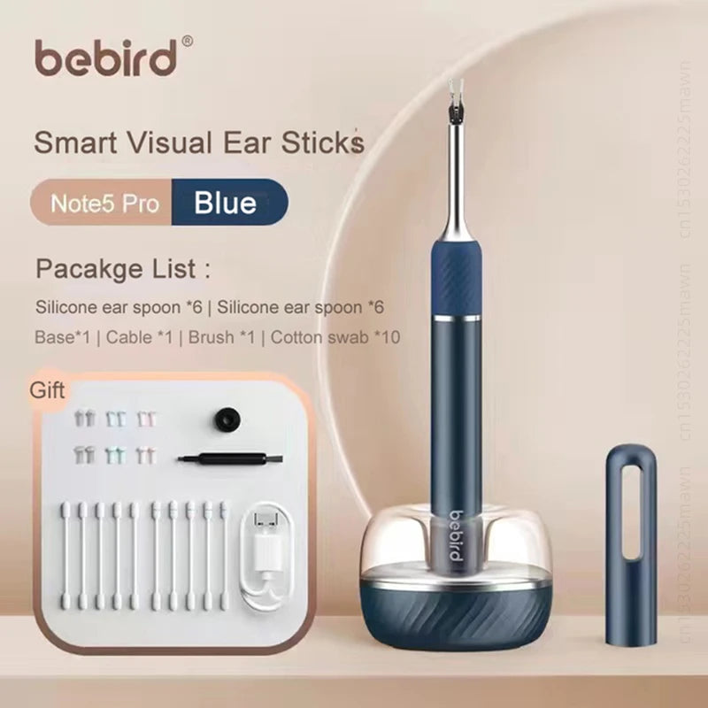 Smart Visual Ear Cleaner with Mini Camera - Note5 Pro Endoscope Tweezers for Personal Health Care