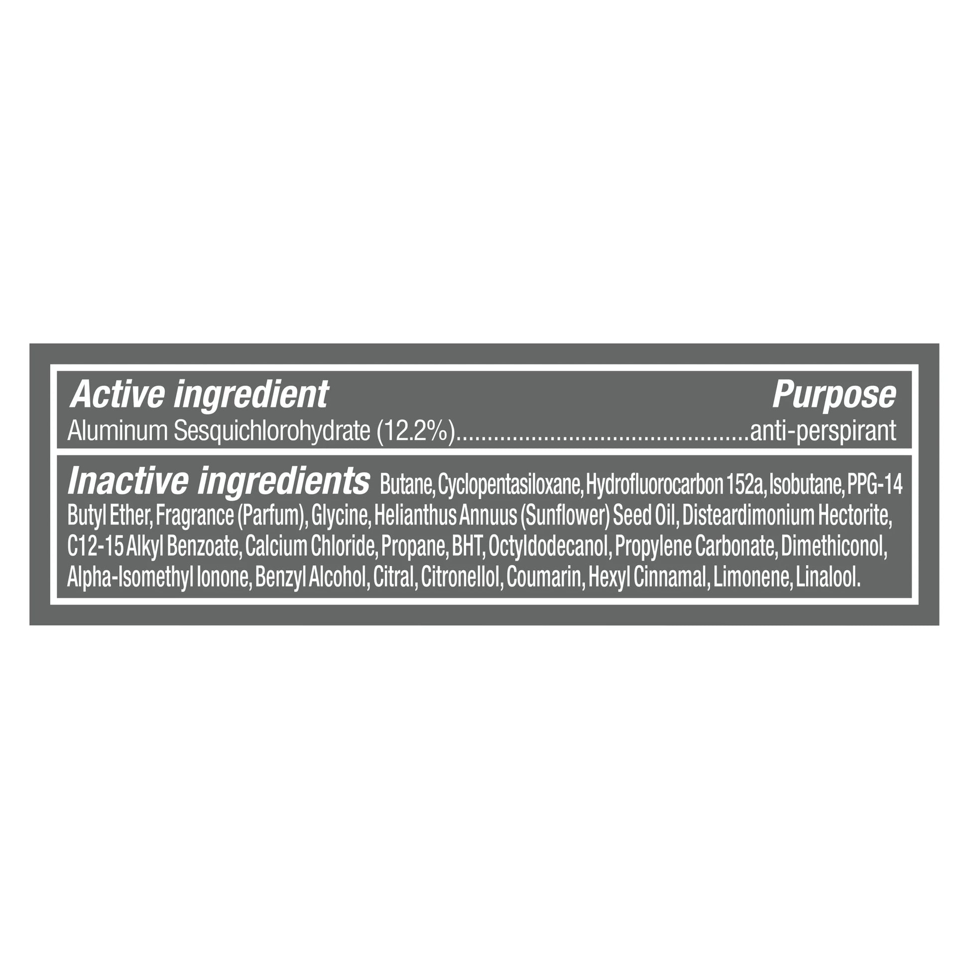 Stain Defense Long Lasting Antiperspirant Deodorant Dry Spray, Clean, 3.8 Oz