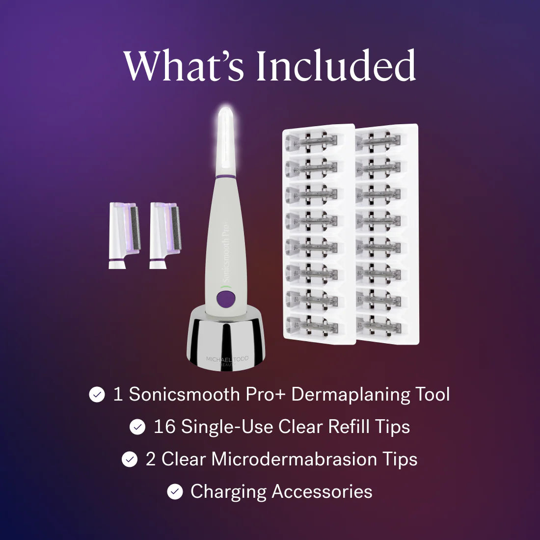 Sonicsmooth Pro+: Ultimate At-Home Dermaplaning Tool for Radiant Skin