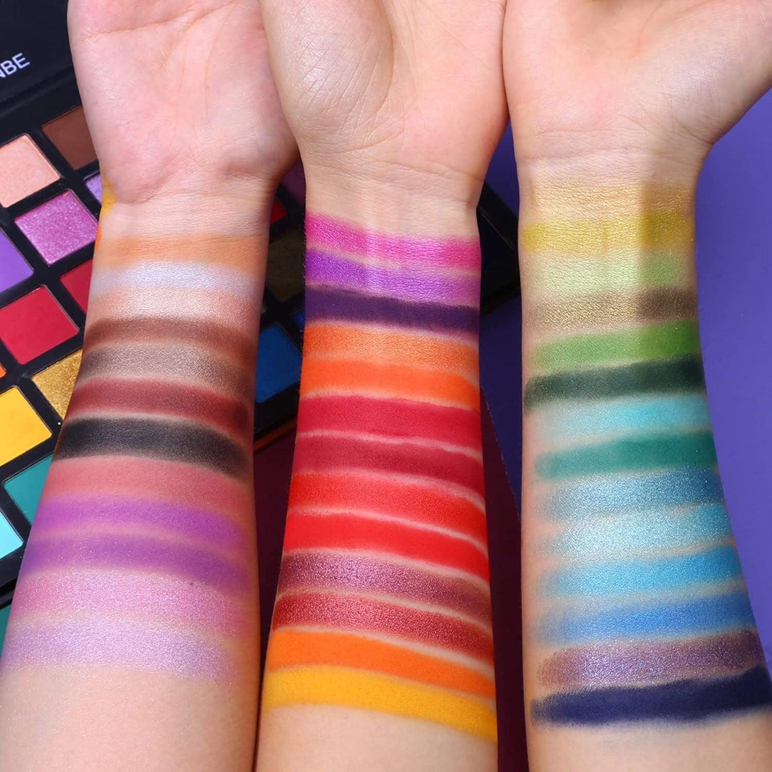 Professional 40-Color Spotlight Eyeshadow Palette - Highly Pigmented Matte & Shimmer Shades for Long-Lasting, Waterproof Makeup
