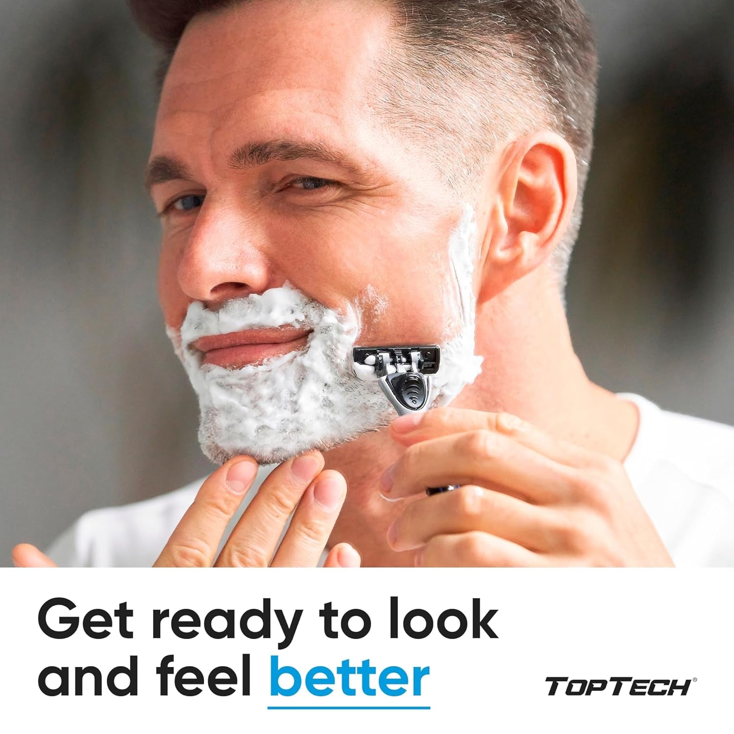PRO 5 Men's Shaving Razors - Superior 5-Blade System with 10 Count Pack (1 Handle + 9 Refills) for a Smooth, Cost-Effective Shave