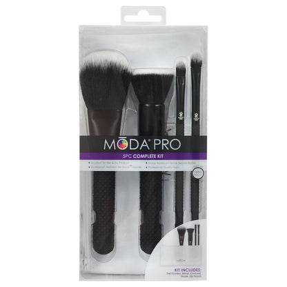 Royal Brush Pro 5-Piece Complete Face Makeup Brush Set - Ultimate Cosmetic Kit for Flawless Application