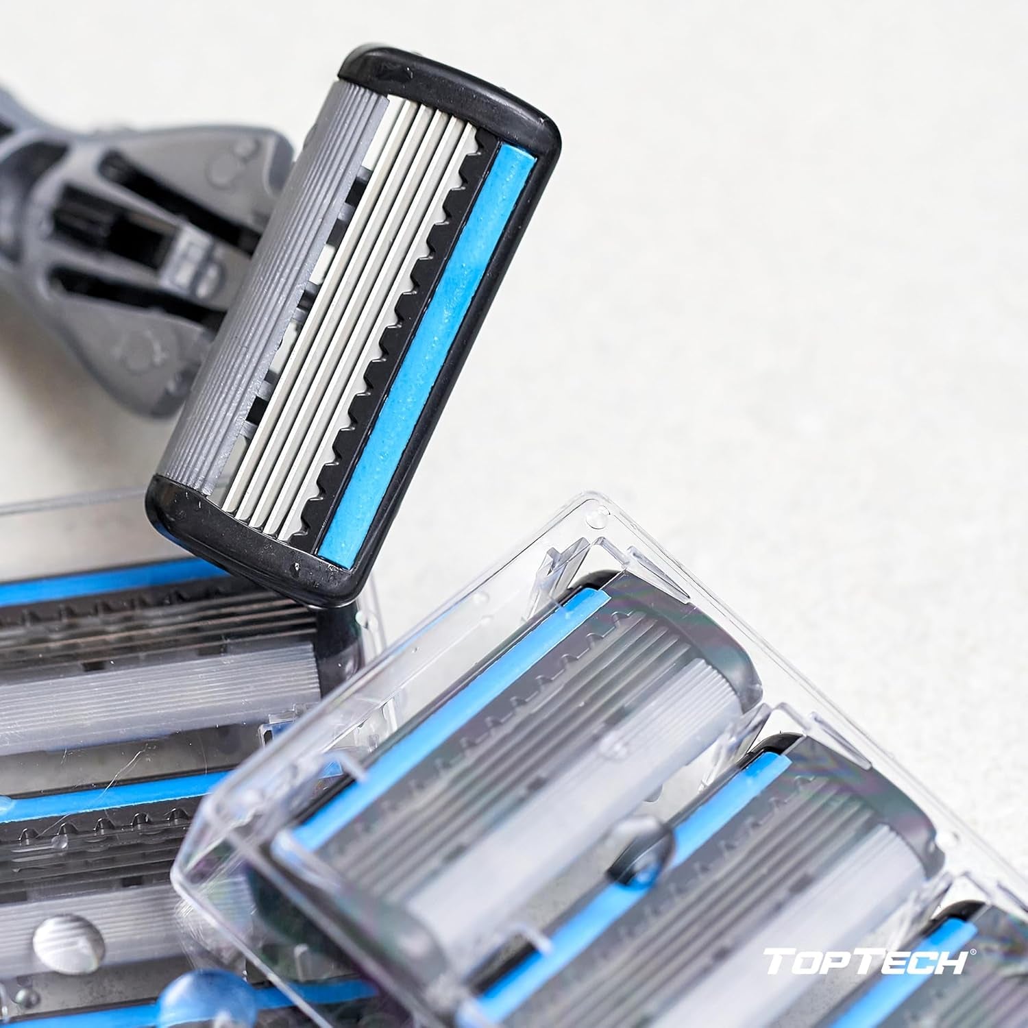 PRO 5 Men's Shaving Razors - Superior 5-Blade System with 10 Count Pack (1 Handle + 9 Refills) for a Smooth, Cost-Effective Shave