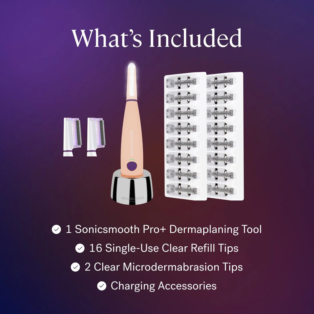 Sonicsmooth Pro+: Ultimate At-Home Dermaplaning Tool for Radiant Skin