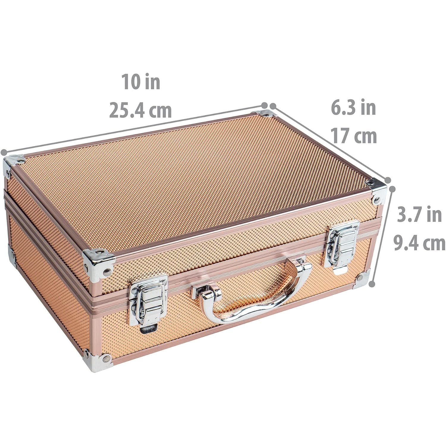 Carry All Make up Train Case with Pro Makeup Set, Beauty Brushes, Lipsticks, Eye Shadows, Blushes, Powders, and More - Reusable Cosmetics Storage Organizer - Premium Gift Packaging - Pink