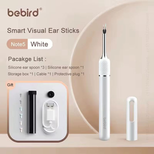 Smart Visual Ear Cleaner with Mini Camera - Note5 Pro Endoscope Tweezers for Personal Health Care