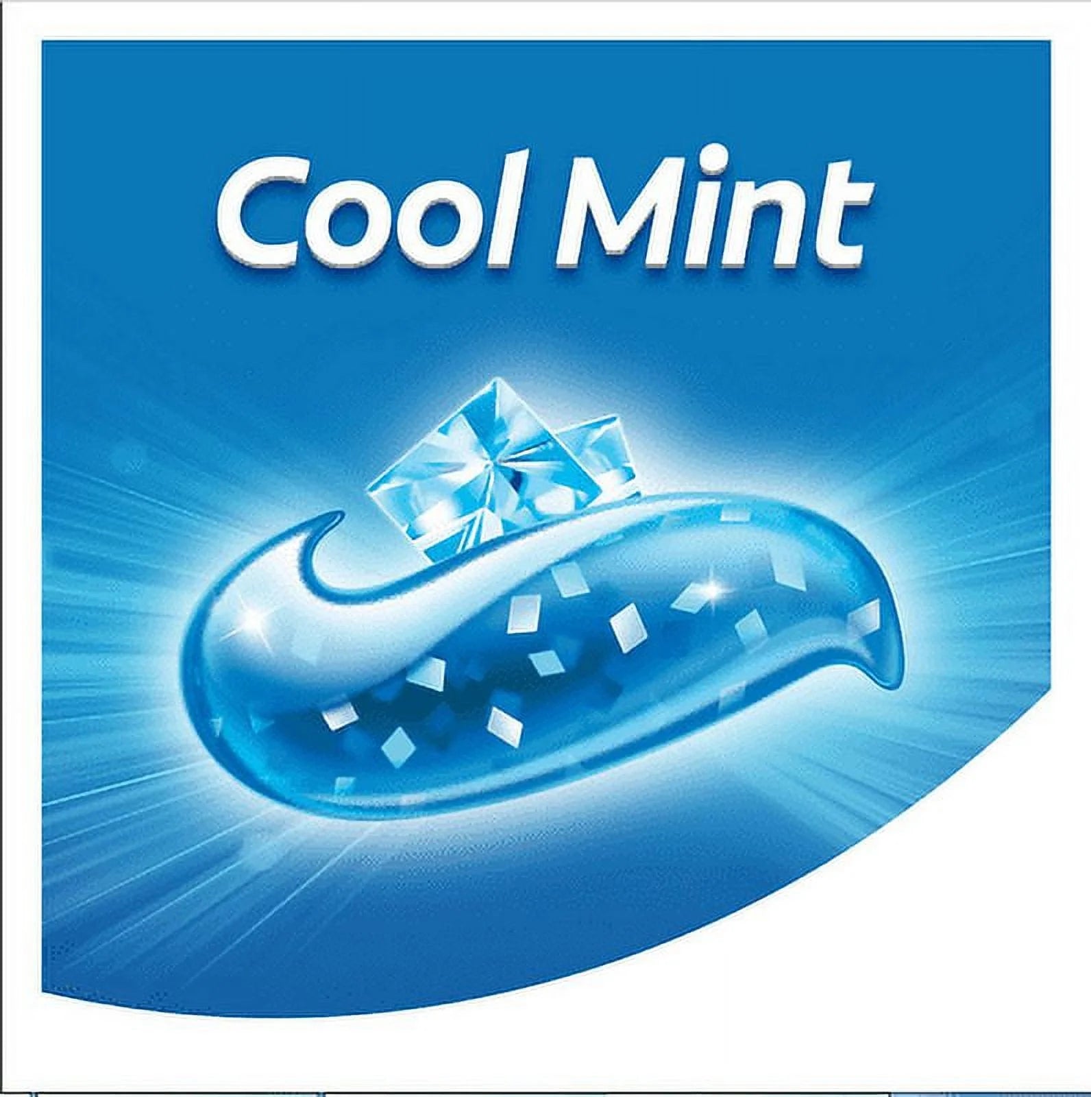 Max Fresh Cool Mint Toothpaste with Mini Breath Strips - 5 Pack (7.3 Oz)