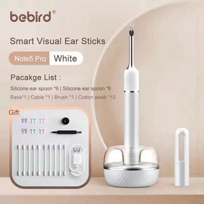 Smart Visual Ear Cleaner with Mini Camera - Note5 Pro Endoscope Tweezers for Personal Health Care