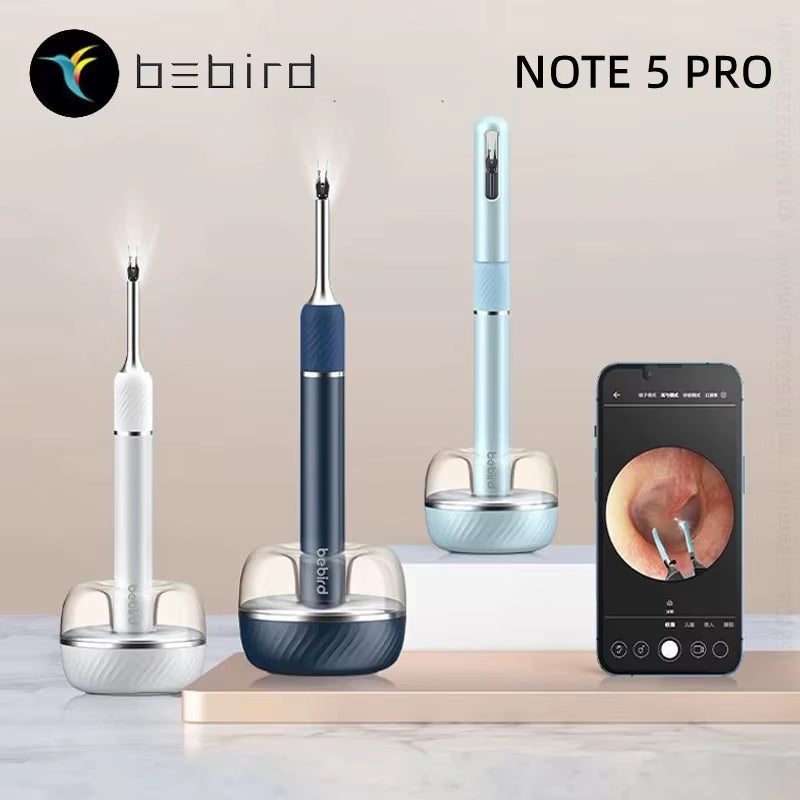 Smart Visual Ear Cleaner with Mini Camera - Note5 Pro Endoscope Tweezers for Personal Health Care