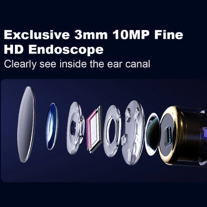 Smart Visual Ear Cleaner with Mini Camera - Note5 Pro Endoscope Tweezers for Personal Health Care