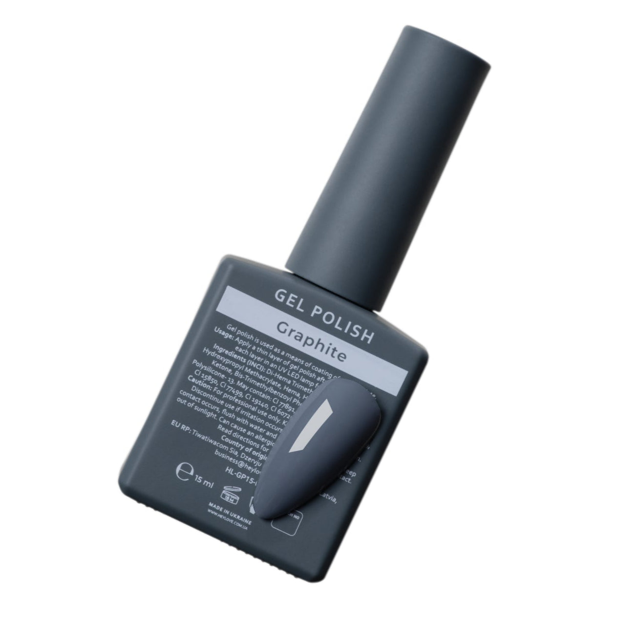 HEYLOVE - Gel Polish Graphite, 15ml-1